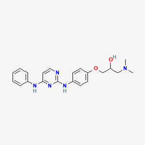 2-[4-[2-Hydroxy-3-(dimethylamino)propoxy]phenylamino]-4-(phenylamino)pyrimidine