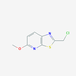 molecular formula C8H7ClN2OS B8406101 2-(Chloromethyl)-5-methoxy[1,3]thiazolo[5,4-b]pyridine 
