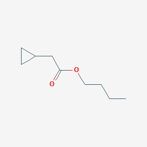 molecular formula C9H16O2 B8406151 Butyl cyclopropaneacetate 