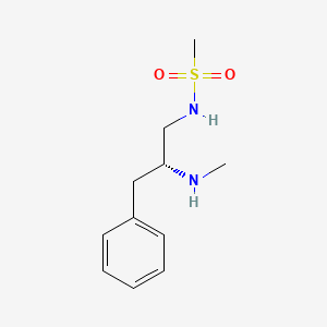 molecular formula C11H18N2O2S B8406165 N-((2R)-2-methylamino-3-phenylpropyl)methansulfonamide 