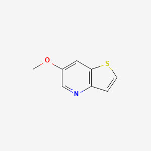 molecular formula C8H7NOS B8406166 6-Methoxythieno[3,2-b]pyridine CAS No. 115063-94-0