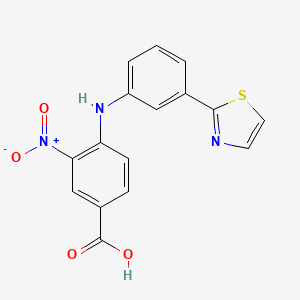 3-Nitro-4-(3-thiazol-2-yl-phenylamino)benzoic acid