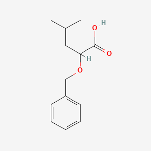 4-Methyl-2-phenylmethoxypentanoic acid