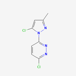 3-Chloro-6-(3-methyl-5-chloro-1-pyrazolyl)-pyridazine