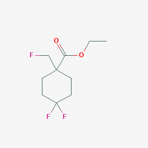 Ethyl 4,4-difluoro-1-(fluoromethyl)cyclohexanecarboxylate