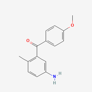 (5-Amino-2-methyl-phenyl)-(4-methoxy-phenyl)-methanone