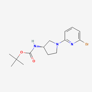 (S)-tert-butyl (1-(6-bromopyridin-2-yl)pyrrolidin-3-yl)carbamate
