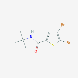 4,5-Dibromo-thiophene-2-carboxylic acid t-butyl-amide