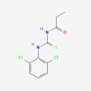 N-(2,6-dichlorophenyl)-N'-propionyl-thiourea