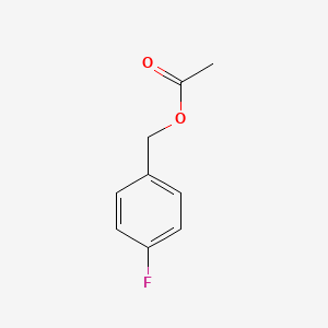molecular formula C9H9FO2 B8406785 4-Fluorobenzyl acetate 