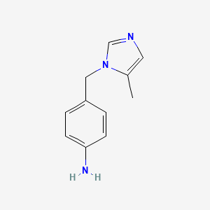 1-(4-aminobenzyl)-5-methyl-1H-imidazole