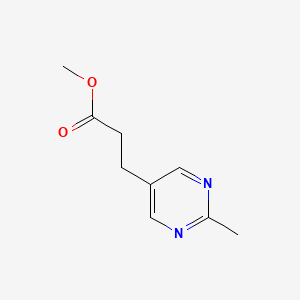 3-(2-Methyl-pyrimidin-5-yl)-propionic acid methyl ester
