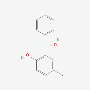 molecular formula C15H16O2 B8406926 5-Methyl-2-hydroxy-alpha-methyl-alpha-phenyl-benzene-methanol 