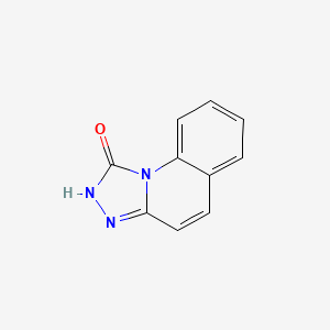 molecular formula C10H7N3O B8406939 [1,2,4]Triazolo[4,3-a]quinolin-1(2H)-one CAS No. 41493-46-3