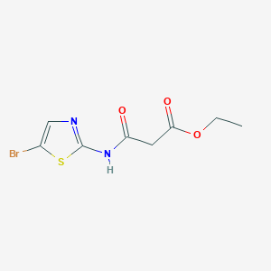 Ethyl 3-[(5-bromo-1,3-thiazol-2-yl)amino]-3-oxopropanoate