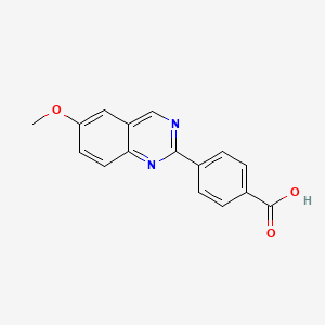4-(6-Methoxyquinazolin-2-yl)benzoic acid