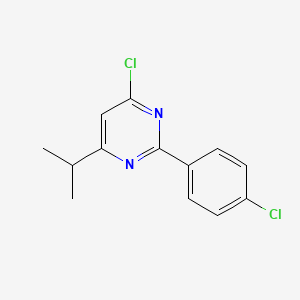 4-Chloro-2-(4-chlorophenyl)-6-isopropylpyrimidine