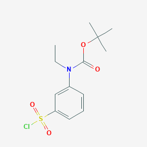 N-tert-Butoxycarbonyl-3-chlorosulfonyl-N-ethylaniline