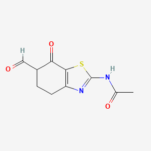 N-(6-formyl-7-oxo-4,5,6,7-tetrahydro-benzothiazol-2-yl)-acetamide