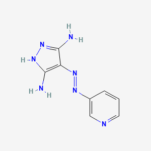 3,5-Diamino-4-[(Pyridin-3-Yl)Hydrazono]Pyrazole