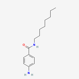 molecular formula C15H24N2O B8407146 N-Octyl-4-aminobenzamide 