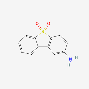 molecular formula C12H9NO2S B8407154 5,5-Dioxo-2-aminodibenzothiophene 