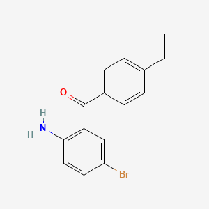 (2-Amino-5-bromo-phenyl)-(4-ethyl-phenyl)-methanone