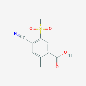 2-Methyl-4-cyano-5-methylsulphonylbenzoic acid