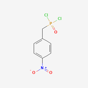 molecular formula C7H6Cl2NO3P B8407287 (4-Nitrobenzyl)phosphonic dichloride 