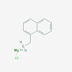 molecular formula C12H11ClMg B8407386 2-(1-Naphthyl)ethylmagnesium chloride 