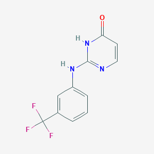 2-(3-trifluoromethylphenylamino)pyrimidin-4(3H)-one