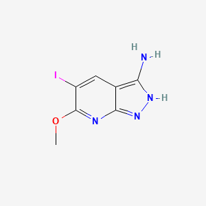 5-iodo-6-methoxy-1H-pyrazolo[3,4-b]pyridin-3-amine