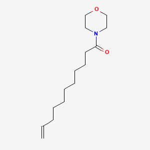 molecular formula C15H27NO2 B8407406 Morpholine, 4-(10-undecenoyl)- CAS No. 4204-68-6