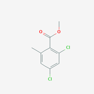 molecular formula C9H8Cl2O2 B8407446 2,4-Dichloro-6-methyl-benzoic acid methyl ester 
