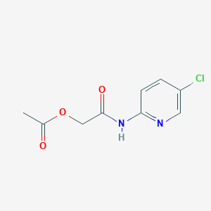 molecular formula C9H9ClN2O3 B8407476 N-(5-chloropyridin-2-yl)-2-acetoxyacetamide 
