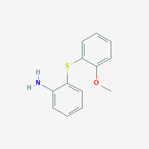 molecular formula C13H13NOS B8407498 2-(2-Methoxyphenylsulfanyl)aniline 