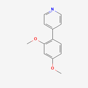 molecular formula C13H13NO2 B8407537 4-(2,4-Dimethoxyphenyl)pyridine 