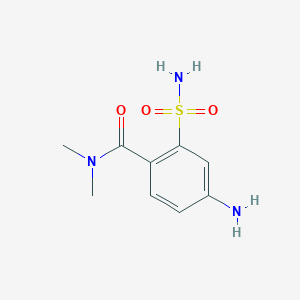 4-amino-N,N-dimethyl-2-sulfamoylbenzamide