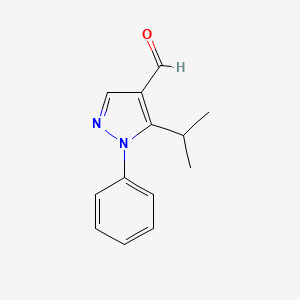 5-Isopropyl-1-phenyl-1H-pyrazole-4-carbaldehyde