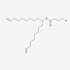 molecular formula C23H41BrO2 B8407620 Nonadeca-1,18-dien-10-yl 4-bromobutanoate 