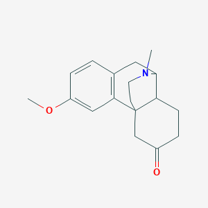 molecular formula C18H23NO2 B8407676 4-Methoxy-17-methyl-17-azatetracyclo[7.5.3.01,10.02,7]heptadeca-2(7),3,5-trien-13-one 