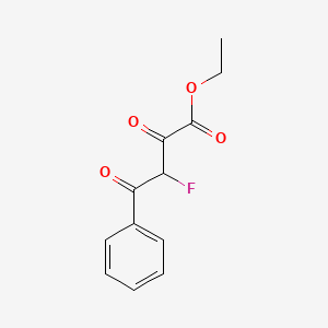 molecular formula C12H11FO4 B8407715 3-Fluoro-4-phenyl-2,4-dioxobutanoic acid ethyl ester 