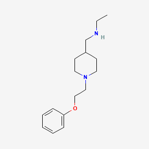 4-(Ethylaminomethyl)-1-(2-phenoxyethyl)piperidine
