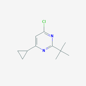 2-tert-Butyl-4-chloro-6-cyclopropyl-pyrimidine
