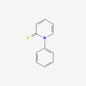 molecular formula C11H9NS B8407781 1-Phenylpyridine-2(1H)-thione 