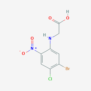 N-(5-Bromo-4-chloro-2-nitrophenyl)glycine