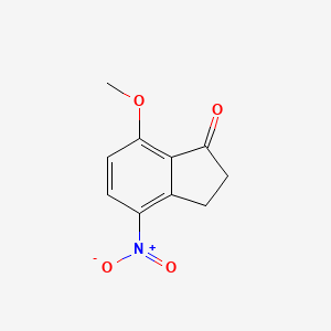 7-Methoxy-4-nitro-2,3-dihydroinden-1-one