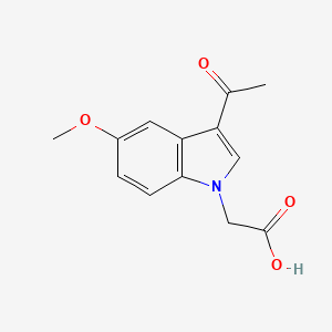 (3-Acetyl-5-methoxy-indol-1-yl)-acetic acid