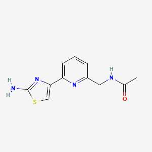 4-(6-Acetylaminomethylpyridin-2-yl)2-aminothiazole