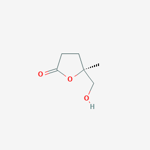 molecular formula C6H10O3 B8407913 (5S)-5-(Hydroxymethyl)-5-methyldihydro-2(3H)-furanone 